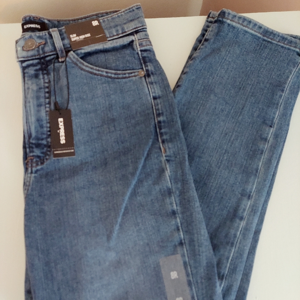 NWT Express Jean's super high rise